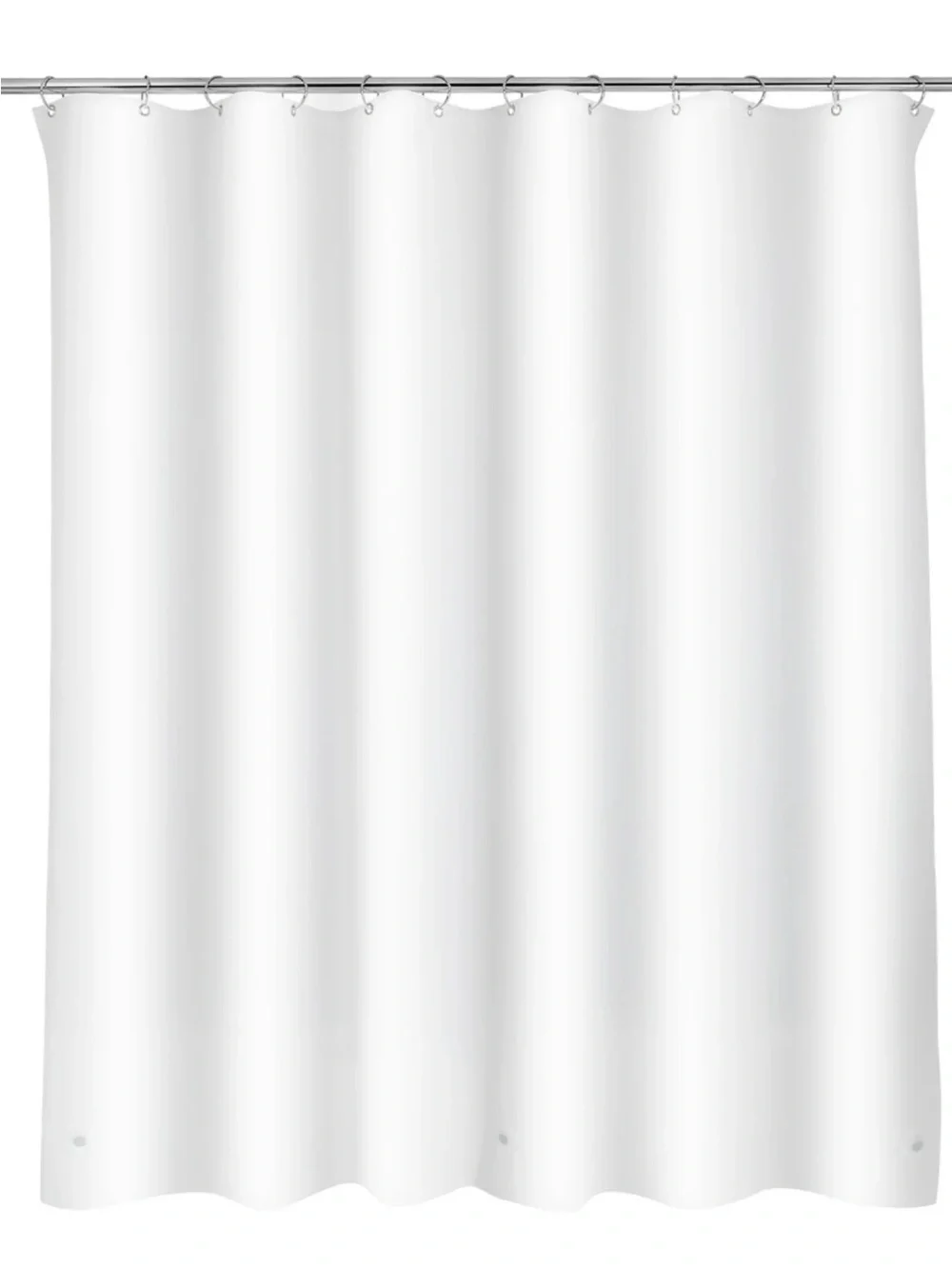 Mainstays bathroom utility accessories set of: a shower curtain & hooks-new.
